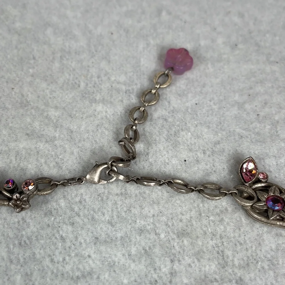 Victorian Style Necklace Austrian Crystals - Picture 6 of 7